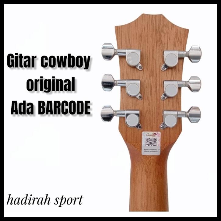 GITAR COWBOY AKUSTIK 3/4 GITAR AKUSTIK GW120 BONUS TAS CAPO PICK PUTER