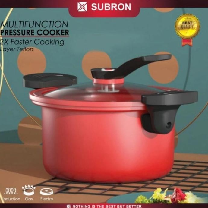 Subron Panci Presto Teflon 3.5Liter Pressure Cooker
