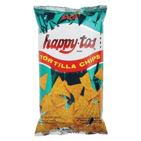 

JB Happy Tos Snack Tortila Chips Hijau 140 Gram None