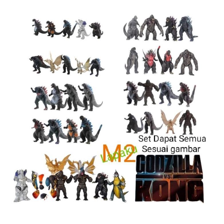 Terlaris Action Figure Kong Vs Godzilla/Mainan Figure Godzilla