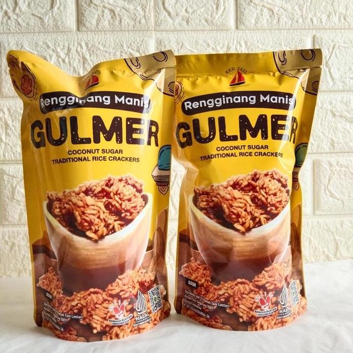 

JB Rengginang Gula Merah Red Sail 55 gram Alami Camilan Manis Snacks Food None