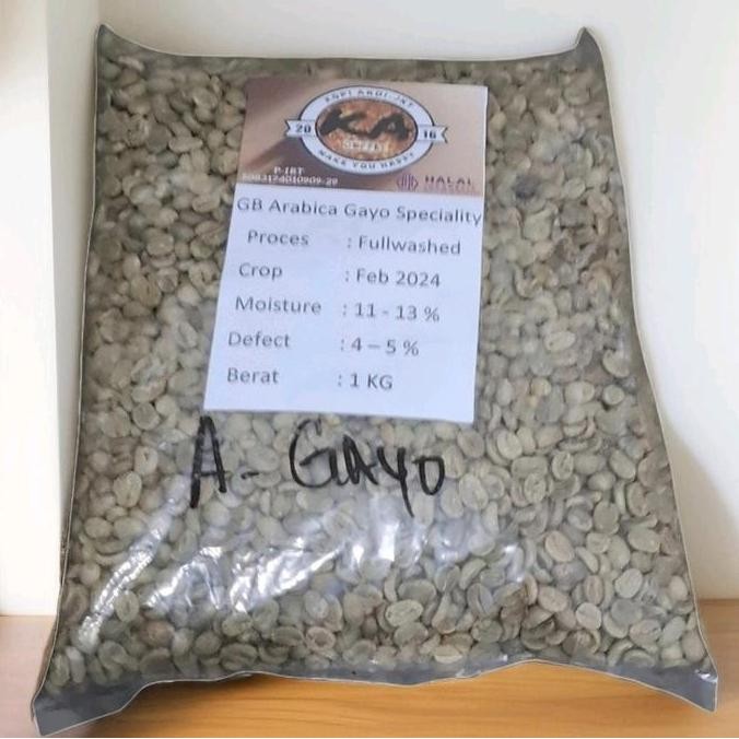 

Kopi Biji Mentah/Green Bean(Gb) Arabica Gayo Full/Semi Washed 1 Kg Dan 500 Gram Coffee Espresso Black Kualitas Terbaik Harga Termurah