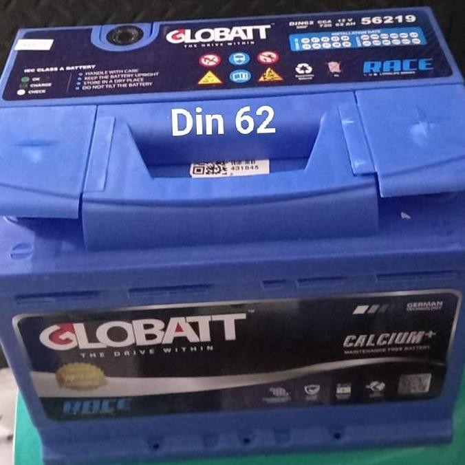 Aki Mobil Wuling Almaz Globatt Mf Din 56219 62Ah Cca 720