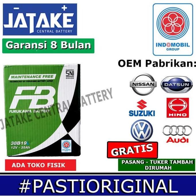 Aki Kering Mobil Honda Jazz Ns40Zl Furukawa Battery Mf Fb