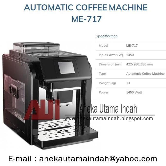 Merol Me-717 One Touch Cappucino Machine /Mesin Pembuat Kopi Otomatis