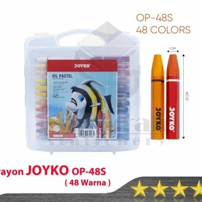 

Crayon Titi| Krayon Minyak Oil Pastels Isi 48