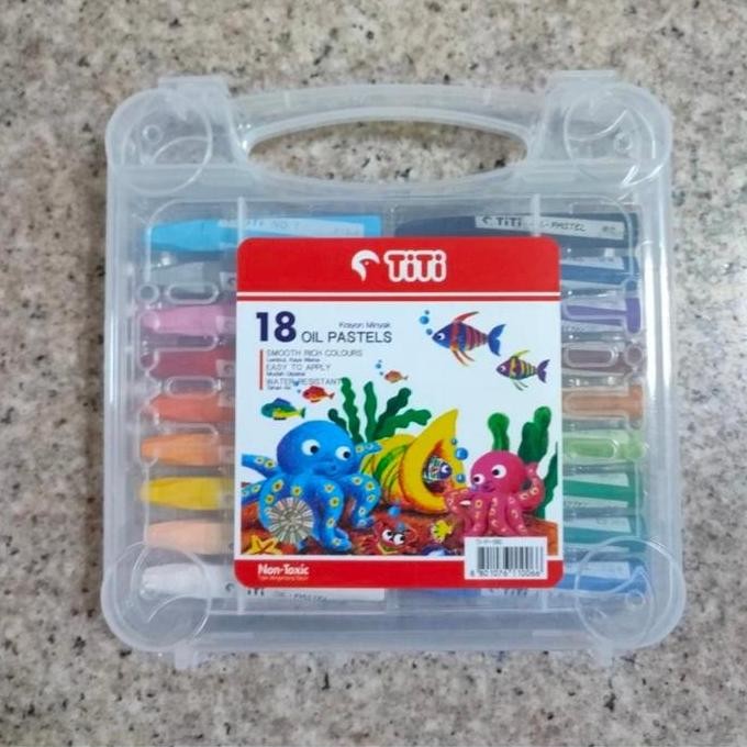 

Crayon Titi Oil Pastel 1 Set @18 Warna