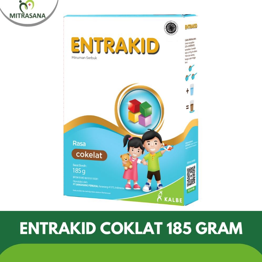

NO_MORE Bundle 5 Box Entrakid Coklat Vanila - Susu Nutrisi Lengkap untuk Anak