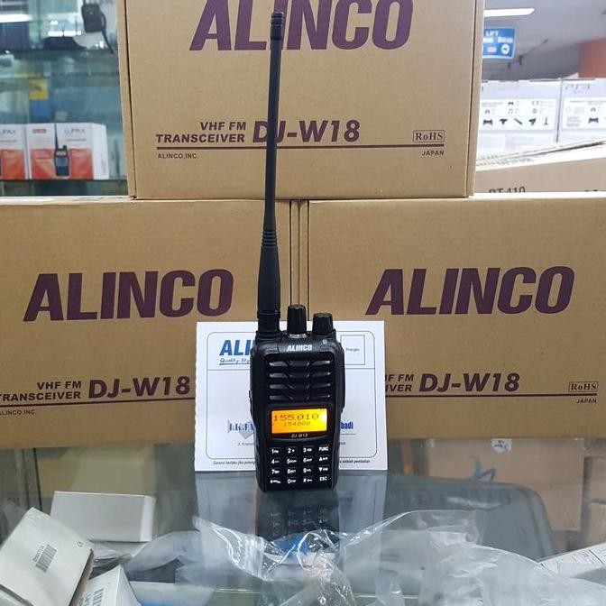 Alinco Dj-W18 Ht Vhf Waterproof Ori Garansi Alinco Dj W18