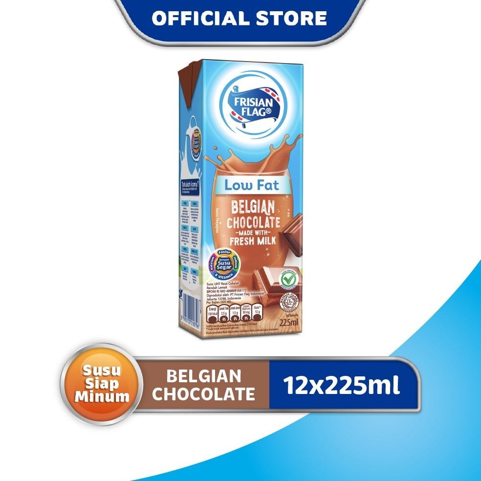 

NO_MORE Frisian Flag Low Fat Belgian Chocolate 225ml x 12