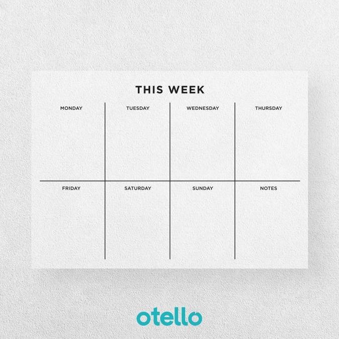 

Tersedia Weekly Planner Akrilik Kalender Dinding Papan Jadwal Kerja Minimalis