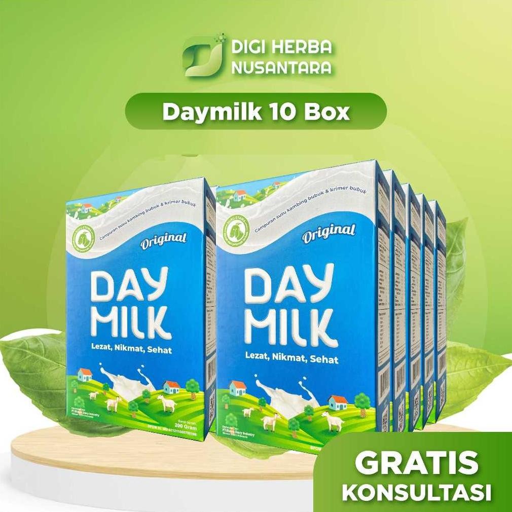 

NO_MORE DAYMILK 10 Box Rasa Original - Susu Kambing Terlaris Paling Sering Di Beli (Best Seller)