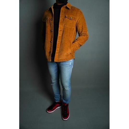 Jaket Pria Corduroy - Brown GM