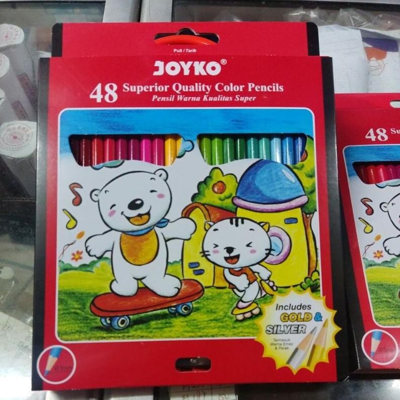 

Pensil Warna Superior Quality Joyko 48 warna Nugi