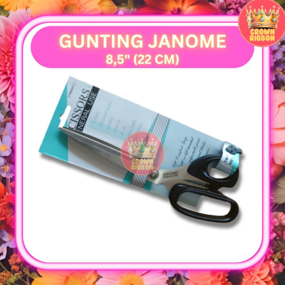 

Gunting Kain JANOME 8.5 Inch (216 mm) Nugi
