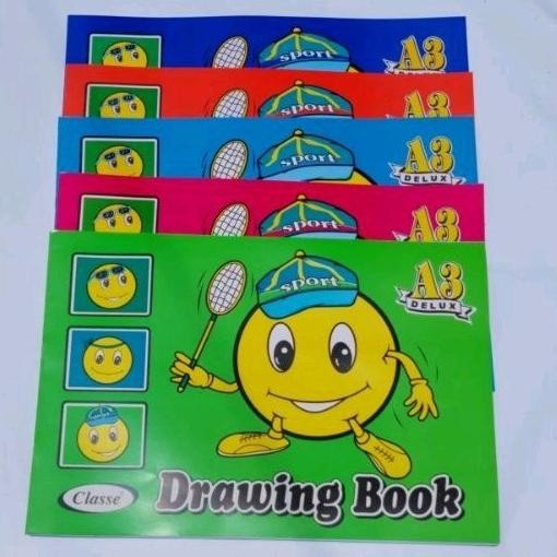 

Buku Gambar A3 (besar) merk CLASSE ukuran A3 isi:10buku/pak. Made in Indonesia Nugi