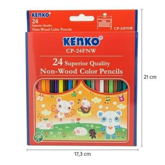 

Pensil Warna 24 Superior Quality Color Pencils Classic Kenko Nugi