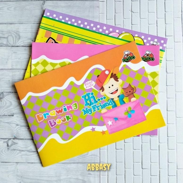 

Buku Gambar // Drawing Book Kecil DoDo murah ( isi 12 buku ) Nugi