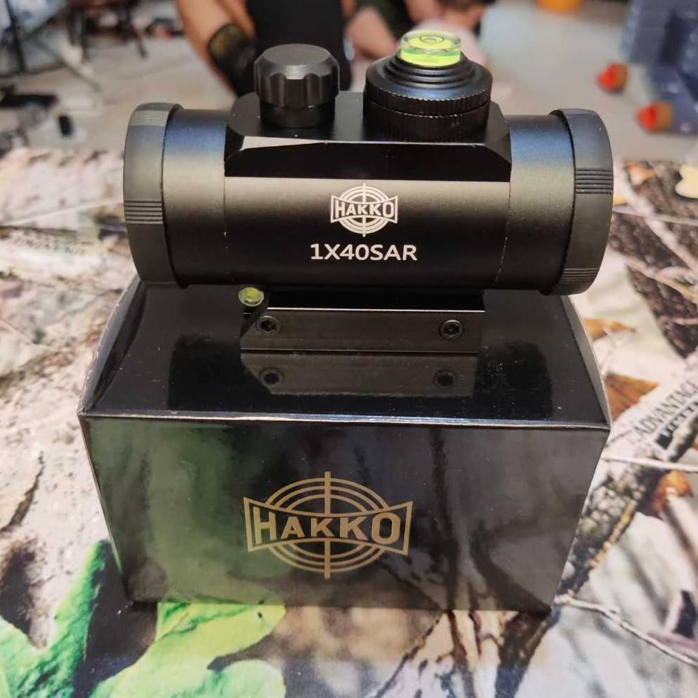 teleskop Hakko 1X40 SAR Ring Gold Reddot Hakko Terbaru Redot Import red dot