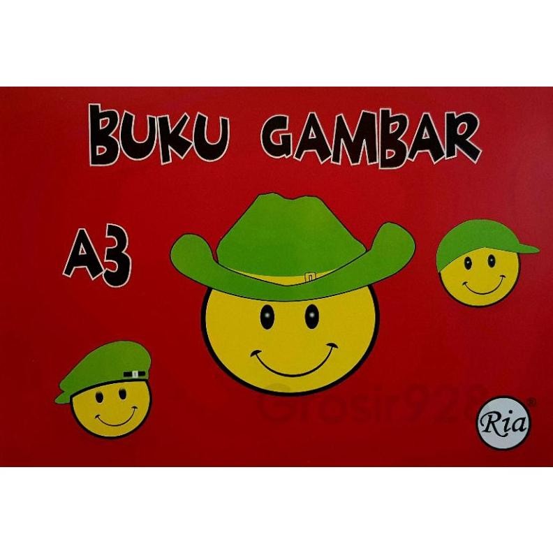 

(Per 10 buku) Buku Gambar / Drawing Book A3 merk Ria Nugi