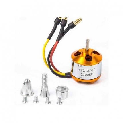 Brushless Motor A2212 2200KV Outrunner Motor Dinamo Drone RC Aircraft Pesawat gabus Aeromodeling Nug