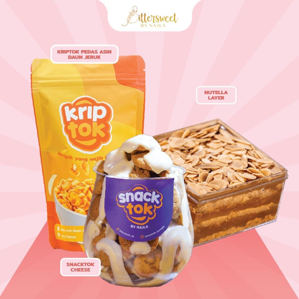 

NO_MORE [ SPESIAL KREATOR ] ( FREE Kriptok PADJ ) Snacktok Cheese + Nutella Layer