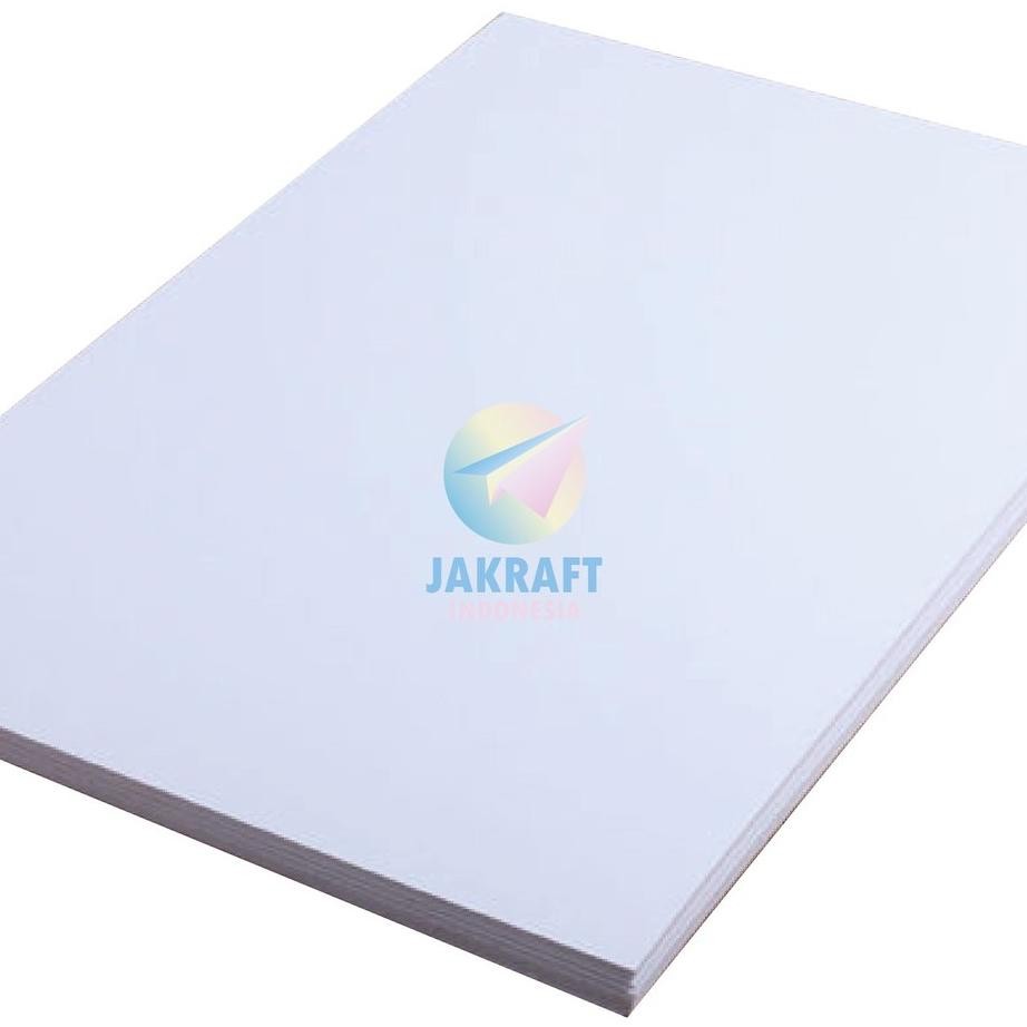 

(50 Lembar) Kertas Karton HVS Kartu TIK A4 Tebal 200 Gram Gsm IDEO Putih White Doff Doft 2 Sisi Nugi
