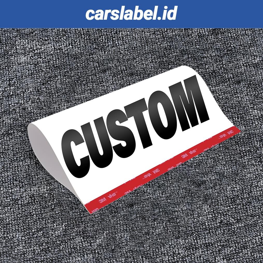 

CUSTOM - Label Tag Mobil - Variasi Penutup Pintu Bagasi - Hiasan Stiker Lego Mobil Viral Nugi