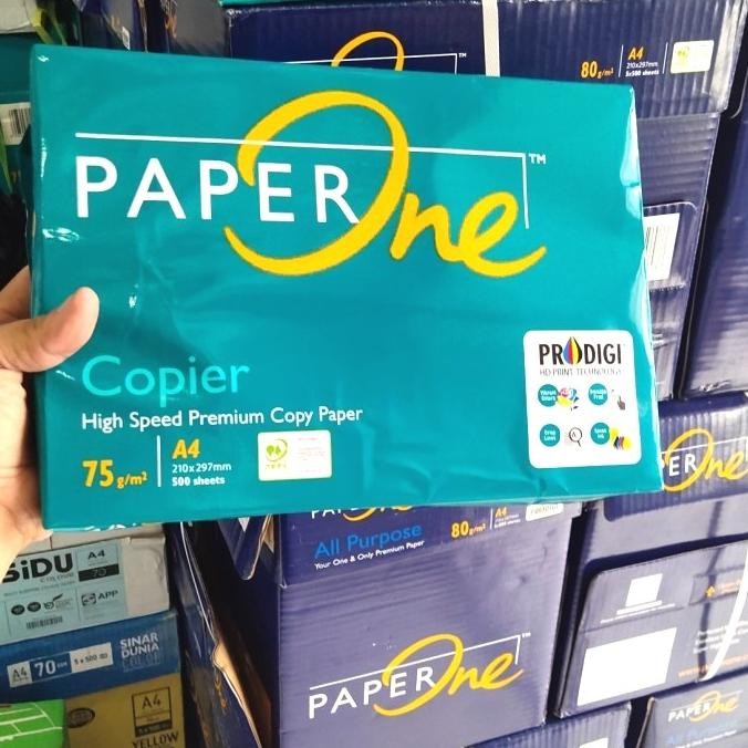 

Kertas A4 75Gram Paper One (1 rim) Ojek Nugi