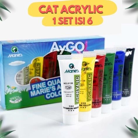 

6PCS/SET CAT ACRYLIC / CAT AKRILIK MARIES 30 ML Nugi