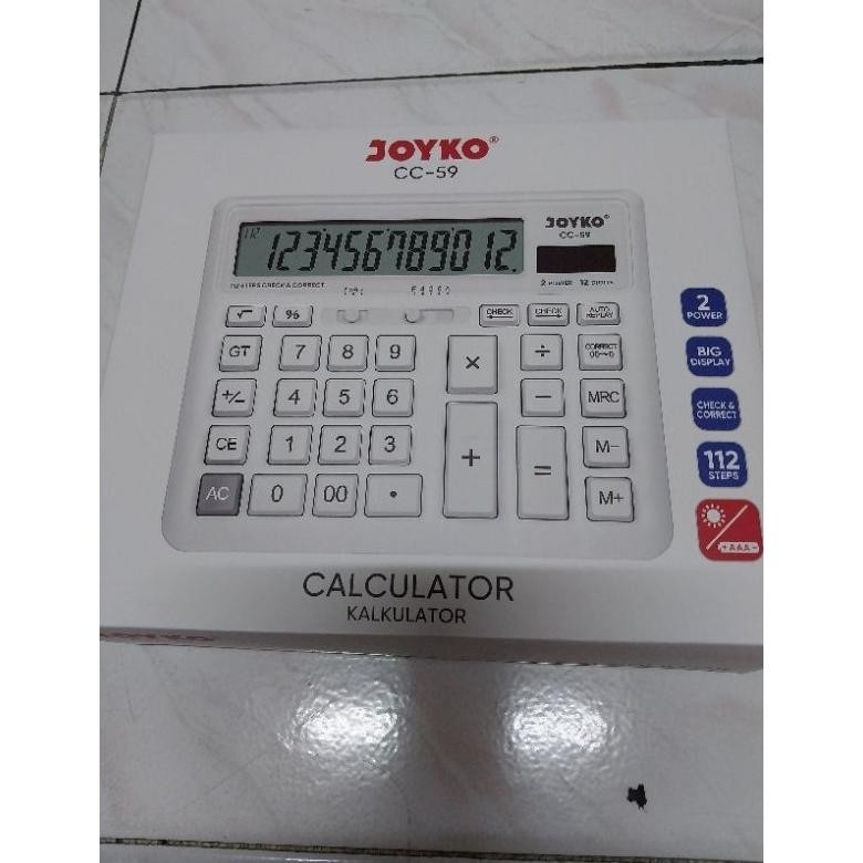 

calculator cc-59 joyko 12 digit Nugi
