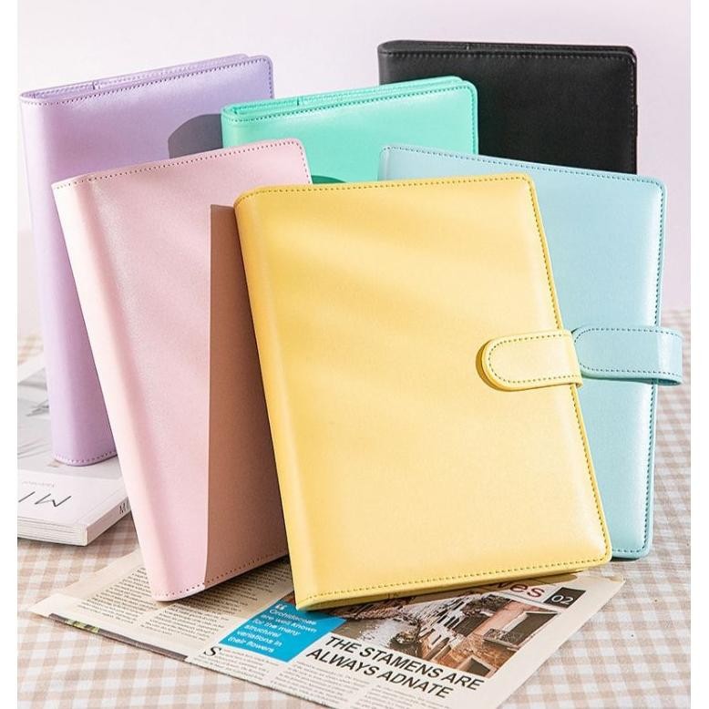 

Binder Kulit A5 Polos 6 Ring Binder Tabungan Binder Keuangan Binder Macaron Nugi