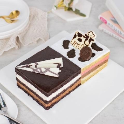 

NO_MORE DAPUR COKELAT - Two in Loaf Milky O & Two Seasons Cake 20x10 | Kue Ulang Tahun