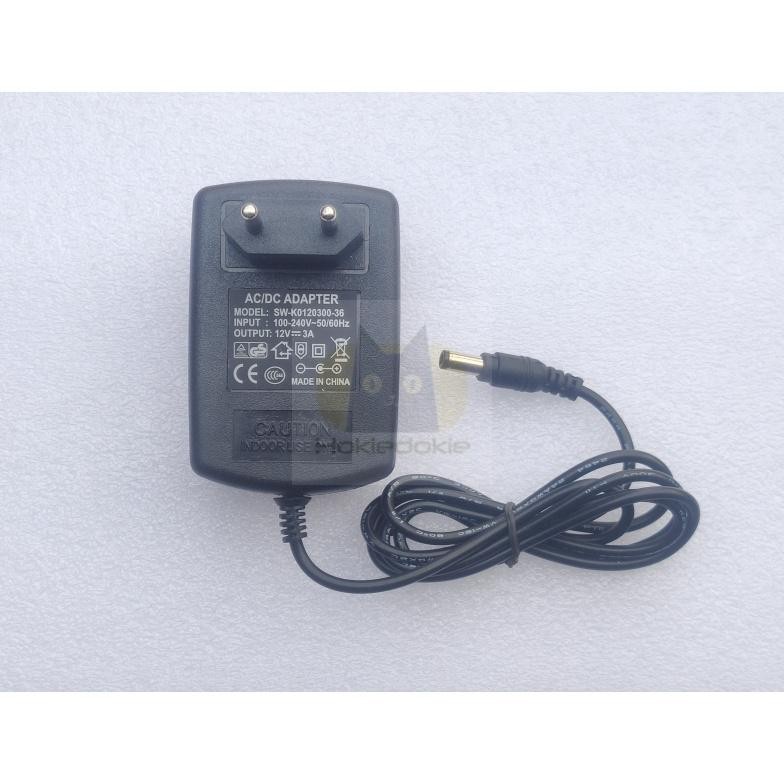 Adaptor, power supply led 5v 12v 3A  5A ujung bulat Nugi
