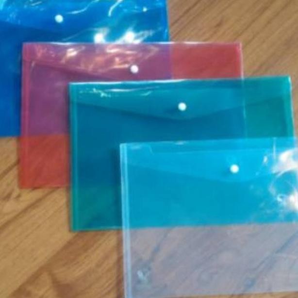 MAP PLASTIK KANCING BESAR F4 ISI 12 PCS /PLASTIC MAP Nugi