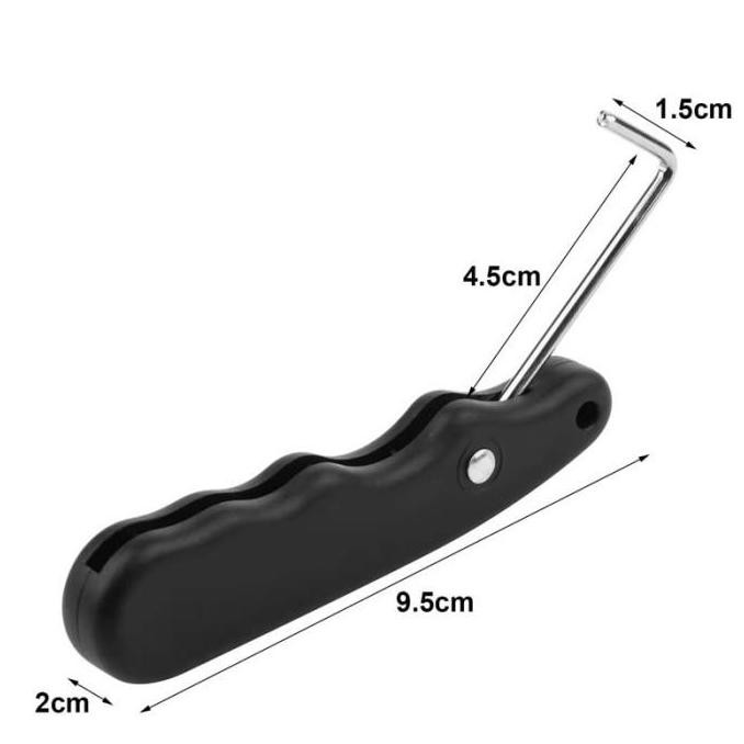 Ice Skating Hook Lace / Alat Tarik Tali Sepatu Es Skating Hockey / Shoe Lace Tightener