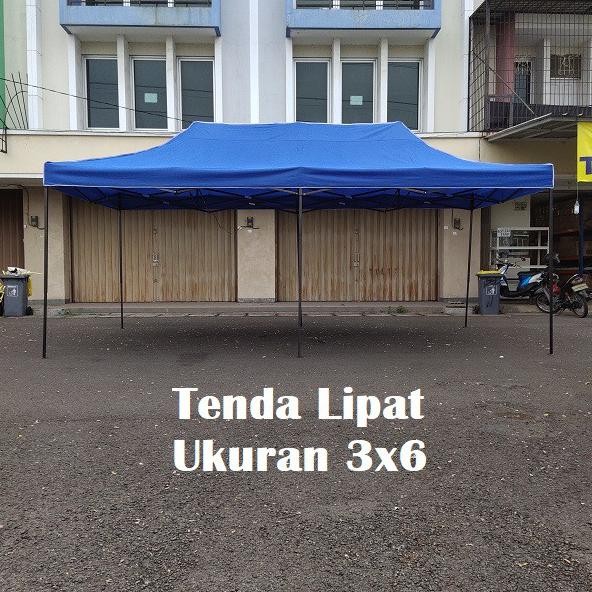 Tenda Lipat 3x6 Besi Petak / Tenda Matic / Folding Tent Nugi