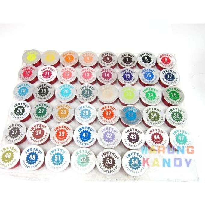 IRETSU Bubuk Pewarna Tekstil POLYESTER DYES Nugi