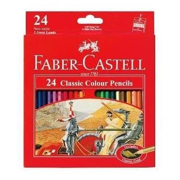 

Pensil Warna Faber-Castell 24 Classic Colour Pencils Ukuran Panjang Nugi