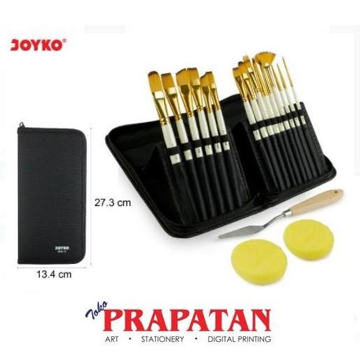 

Joyko Art Brush Set BRS-12 / Kuas Lukis Joyko / Set Alat Lukis