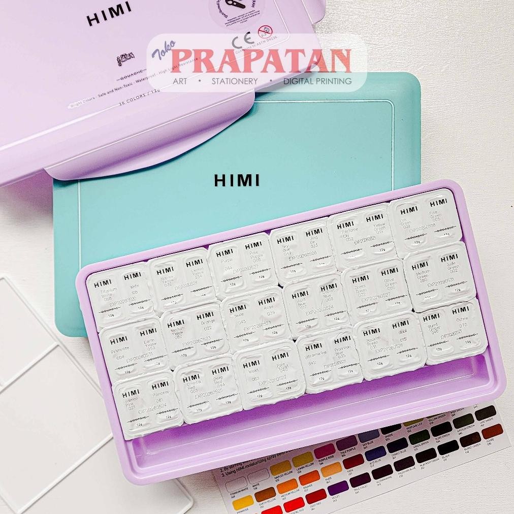 

Miya Himi Gouache 48 Warna 12gr Berkualitas Tinggi Nugi