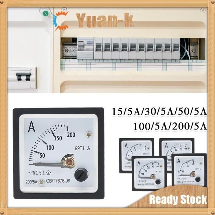 Ampere Meter Analog Via Ct 5A Fort Panel Meter 99T1-A