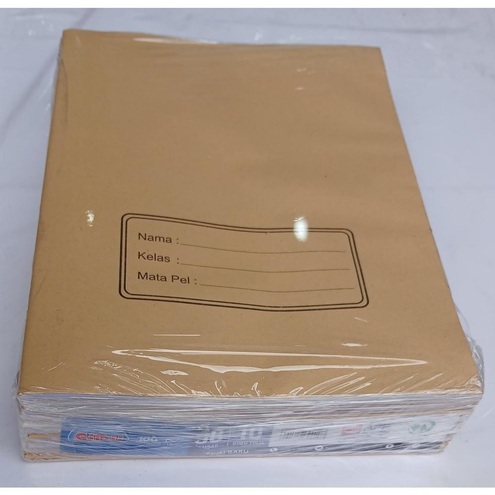 

Buku Tulis 58 lembar sudah disampul coklat Nugi