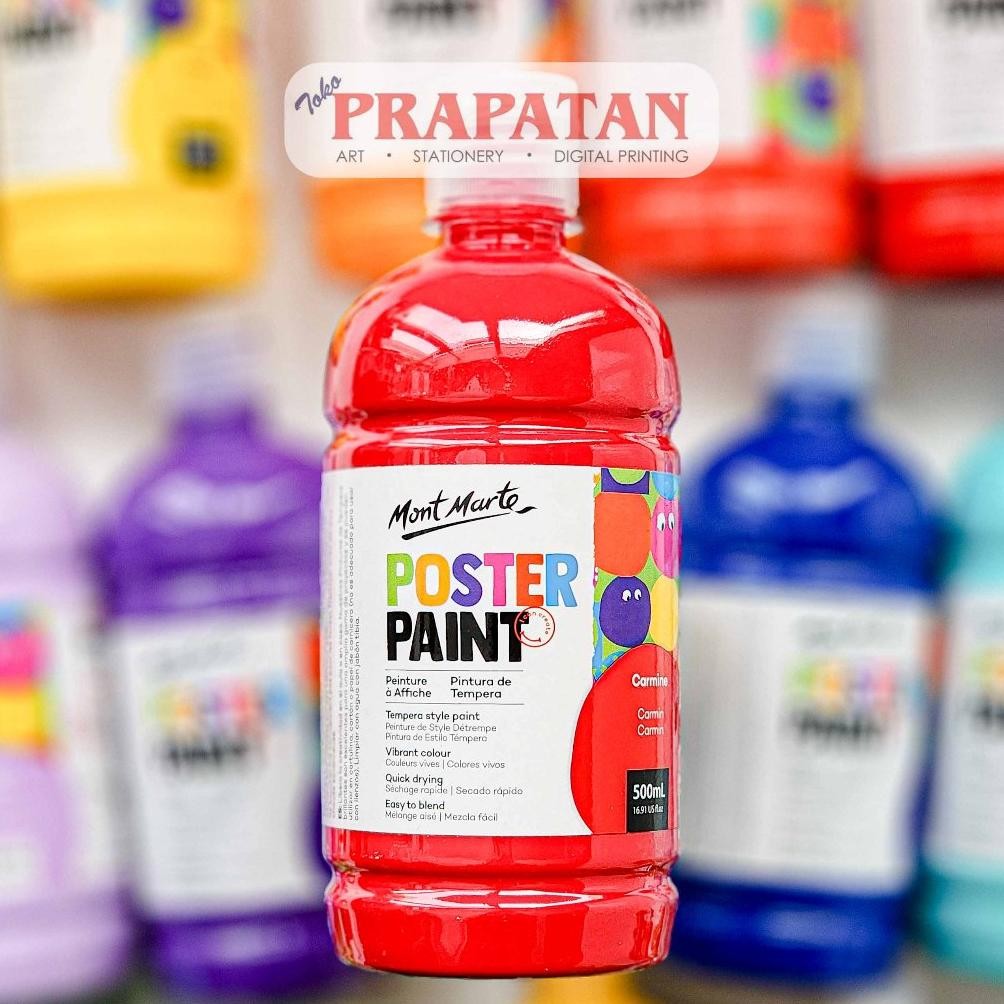 

Mont Marte Poster Paint 500ml | Kids Washable Hand Painting | Cat Poster Nugi
