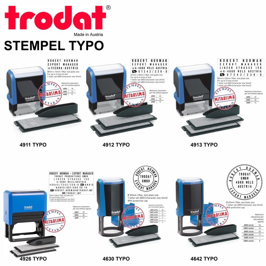 

Stempel Typo / Bongkar pasang Merk Trodat Nugi