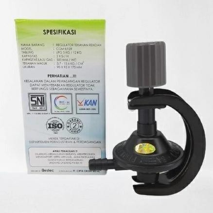 Regulator Destec Starcam Jepit Putar Capit Aman Tak Goyang Kompor Gas