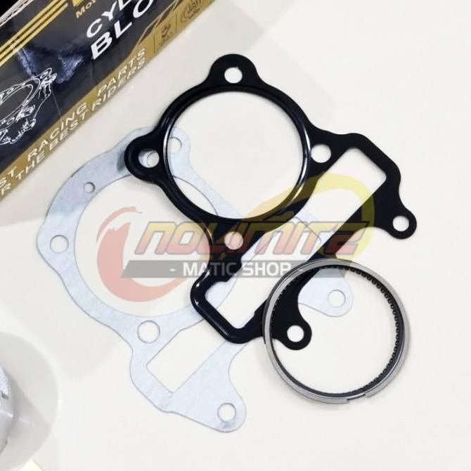 Blok Mesin MP Racing Bore Up Piston Seher 54mm Beat Scoopy Karbu