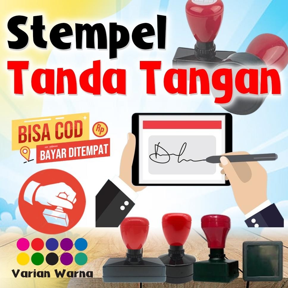

STEMPEL OTOMATIS TANDA TANGAN / PARAF 1 WARNA Nugi