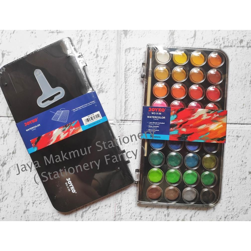 

Set Cat Air Kuas Lukis Joyko 36 Warna WC-3-36 Nugi
