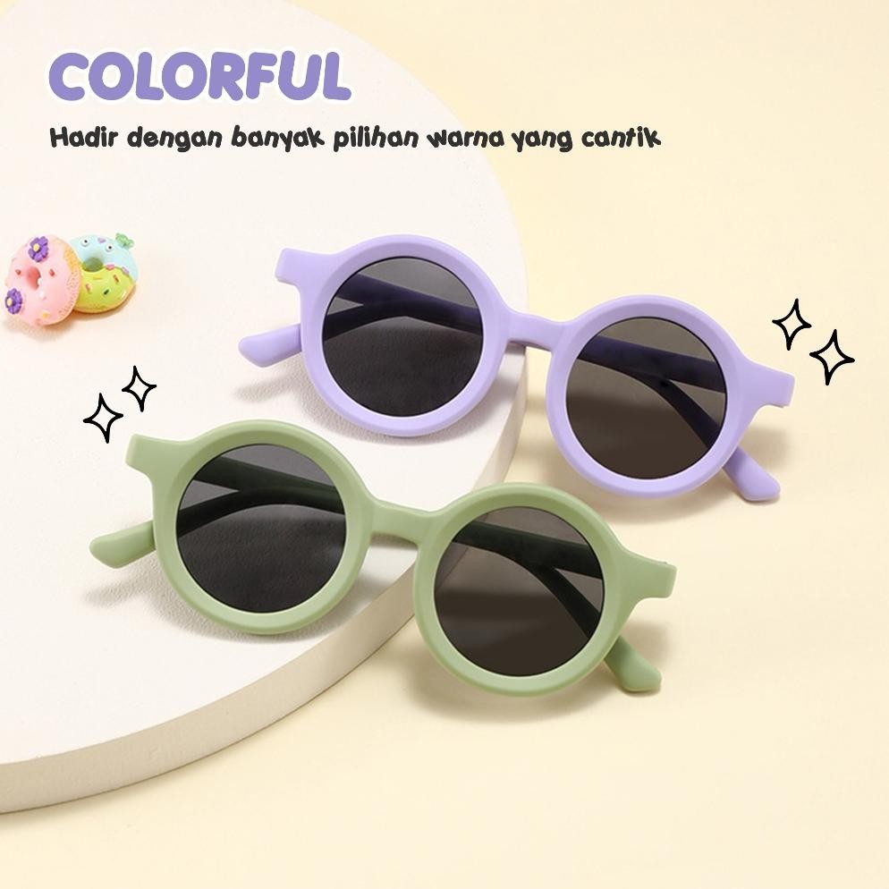 Baru Kigo Kacamata Anak Polarized Ringan Fashion Anak Laki-Laki & Perempuan 6-113